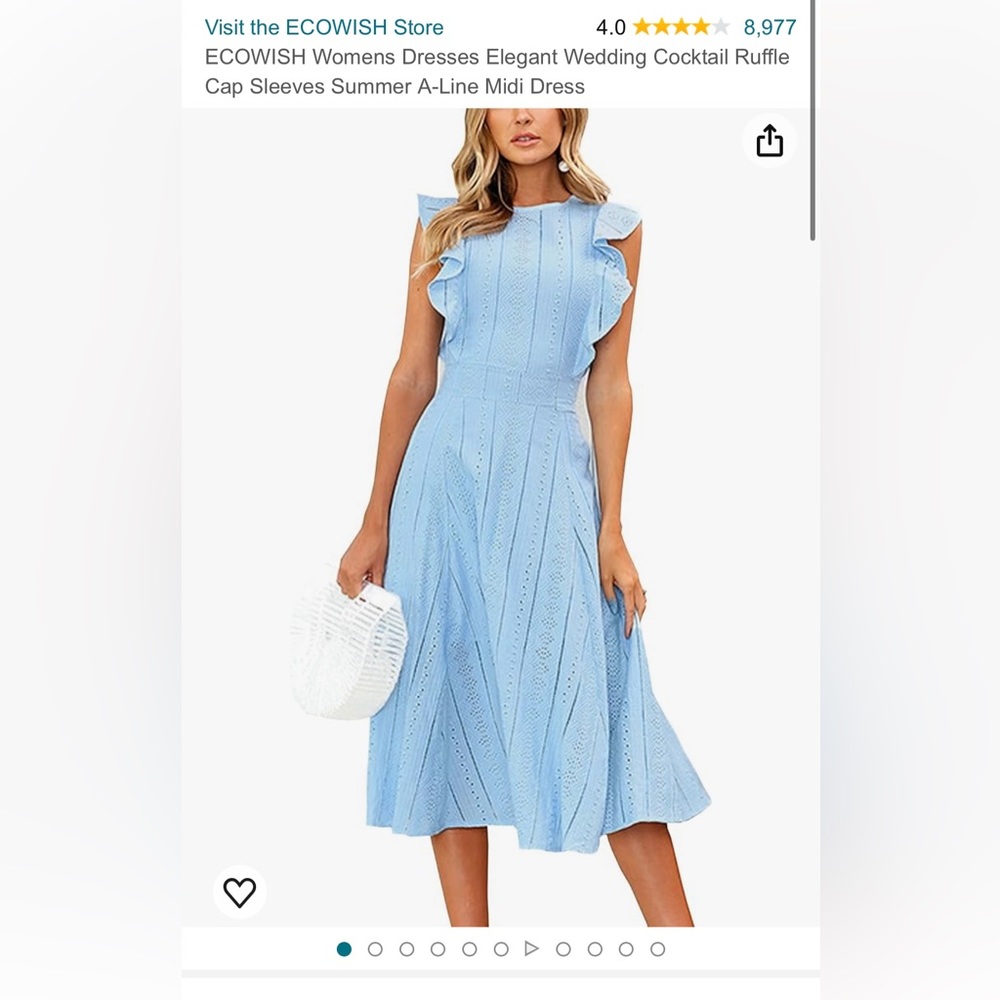 ECOWISH Womens Dresses Elegant Wedding Cocktail